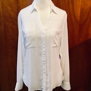 EXPRESS White Dress Shirt Size S